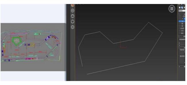 参考平面图，用线命令画出顶部大框架