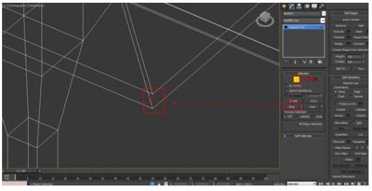 点击Ring（环形），选择所有的小竖边
