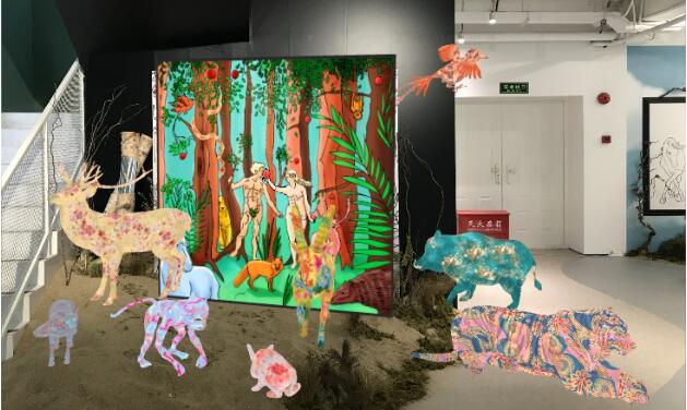 AR《伊甸园》为灵感的画作