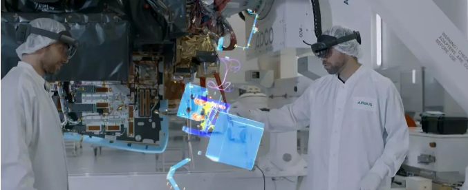 Hololens 2 助力空客设计师加速测试过程，将设计过程的总耗时减少了80％
