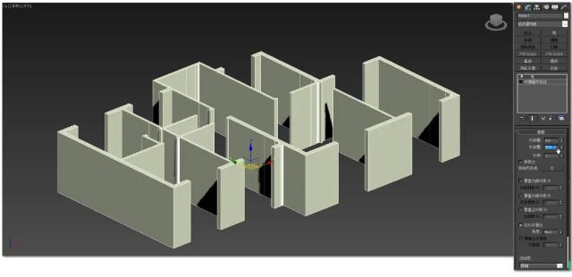 PS导出工作路径挤出墙体