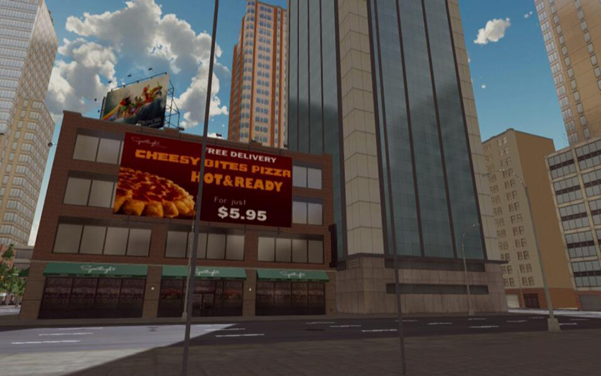 WebGL城市漫游场景